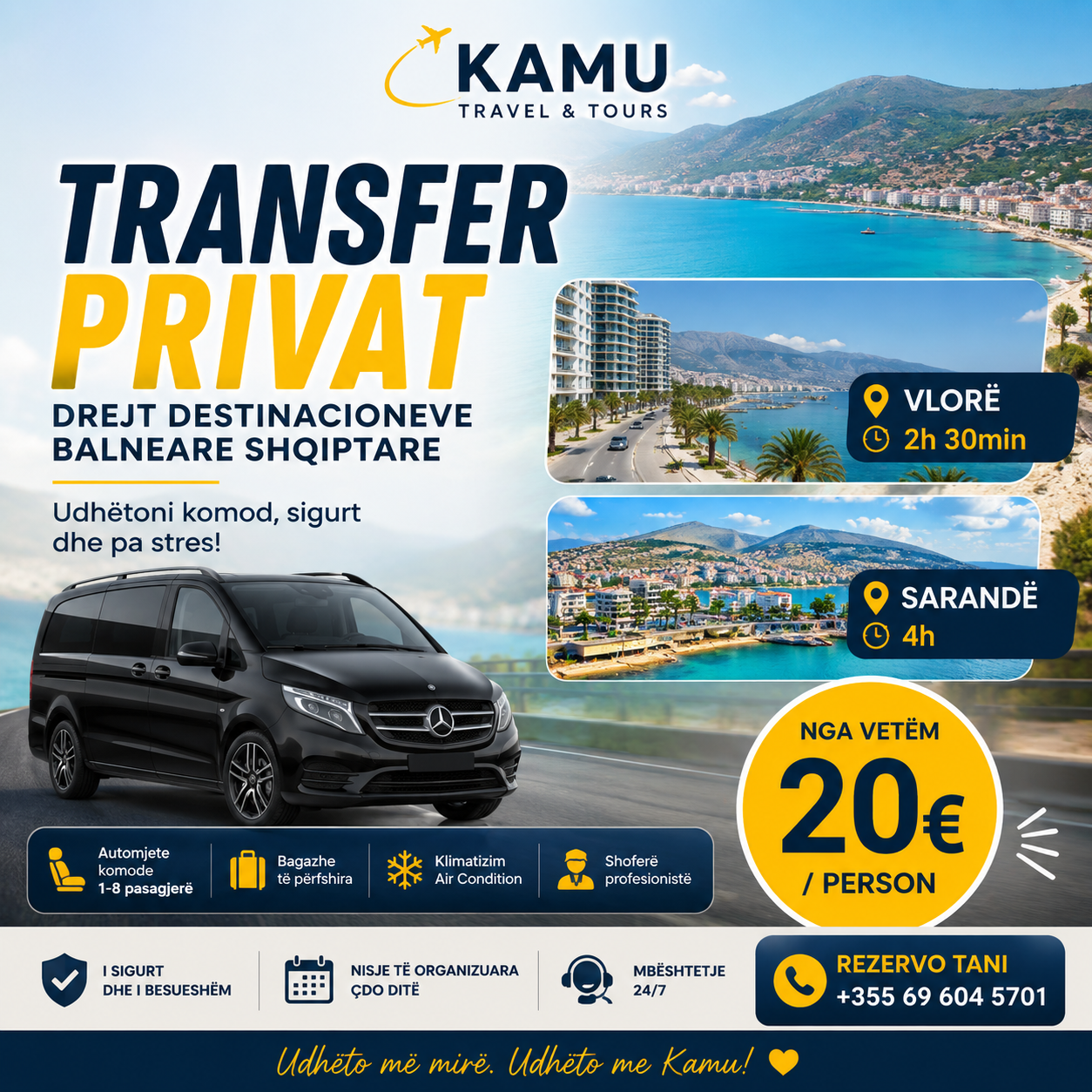 Transferë Aeroport — Riviera Shqiptare
